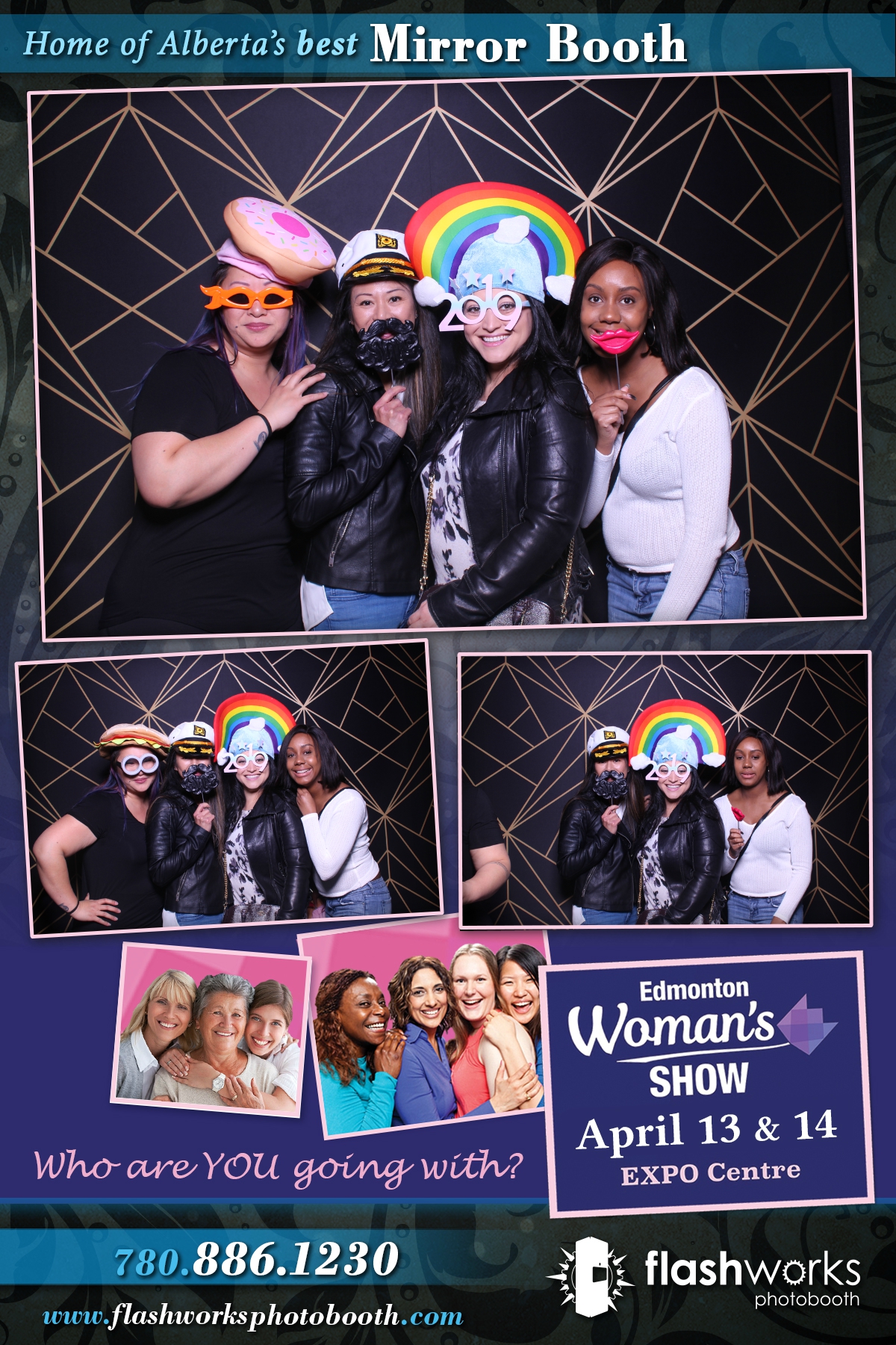 Spring Edmonton Woman's Show 2019 | View more photos from the event at gallery.flashworksphotobooth.com/u/FlashworksPhotoboothInc/Spring-Edmonton-Womans-Show-2019